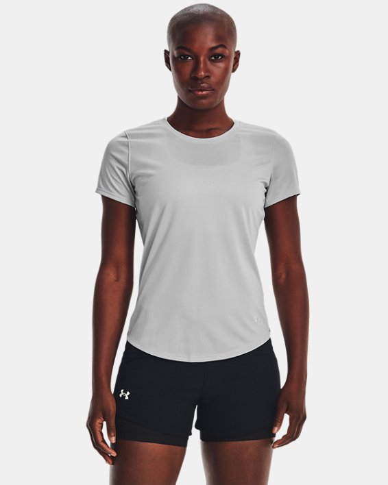 Women's UA Speed Stride 2.0 T-Shirt, Gray, pdpMainDesktop image number 0